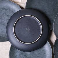 Porto Brasil CHROMIUM DESSERT PLATE ORGANIC STONEWARE dia. 7.68"  SKU: '141474601