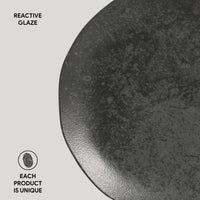 Porto Brasil CHROMIUM DESSERT PLATE ORGANIC STONEWARE dia. 7.68"  SKU: '141474601