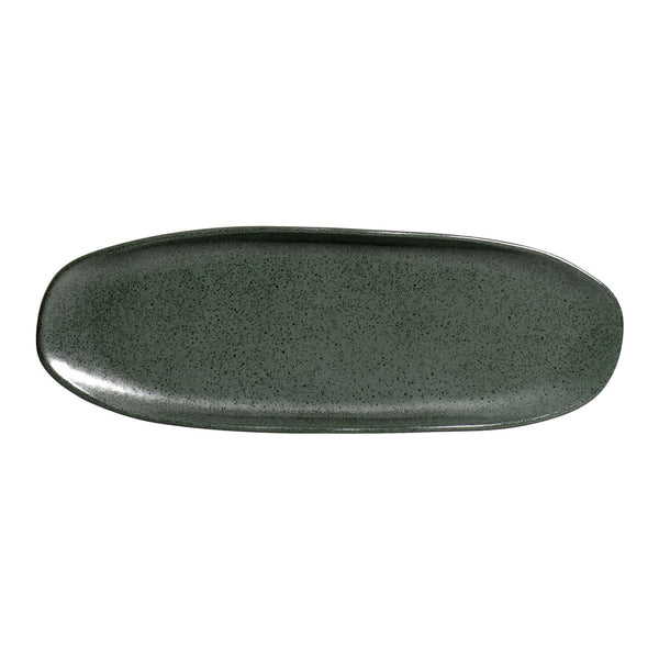 Porto Brasil GREENERY SHALLOW OVAL PR LARGE ORGANIC STONEWARE dia. 14.17x5.12"  SKU: '14214106501