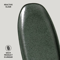 Porto Brasil GREENERY SHALLOW OVAL PR LARGE ORGANIC STONEWARE dia. 14.17x5.12"  SKU: '14214106501