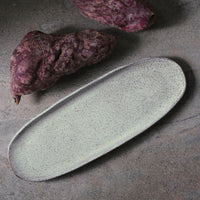 Porto Brasil PISTACHE SHALLOW OVAL PR LARGE ORGANIC STONEWARE dia. 14.17x5.12"  SKU: '14214108801