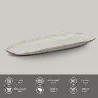 Porto Brasil PISTACHE SHALLOW OVAL PR LARGE ORGANIC STONEWARE dia. 14.17x5.12"  SKU: '14214108801
