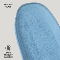 Porto Brasil BREEZE SHALLOW OVAL PR LARGE ORGANIC STONEWARE dia. 14.17x5.12"  SKU: '14214109001