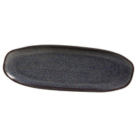 Porto Brasil TITANIUM SHALLOW OVAL PR LARGE ORGANIC STONEWARE dia. 14.17x5.12"  SKU: '14214109401
