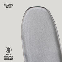 Porto Brasil DUST SHALLOW OVAL PR LARGE ORGANIC STONEWARE dia. 14.17x5.12"  SKU: '14214115801