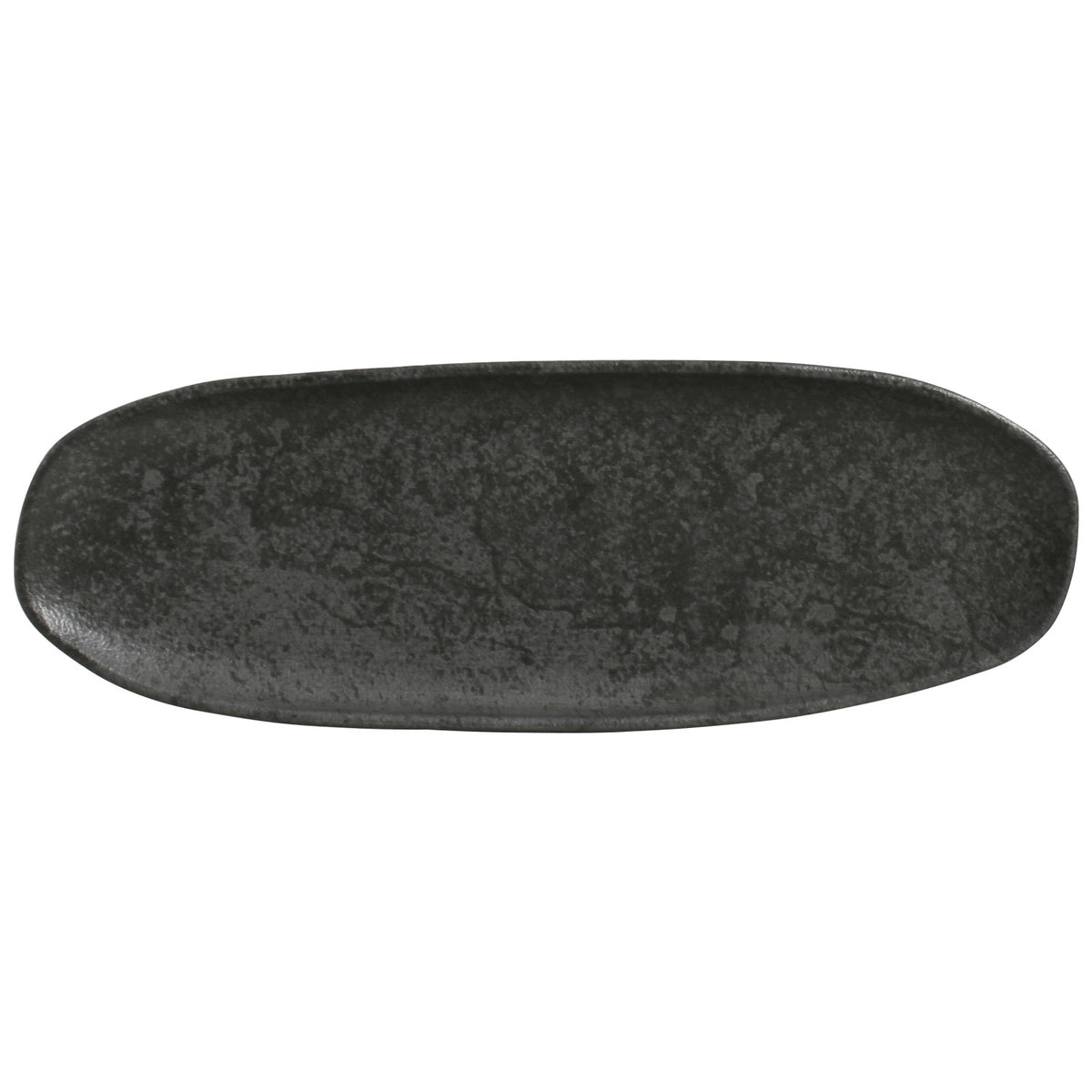 Porto Brasil CHROMIUM SHALLOW OVAL PR LARGE ORGANIC STONEWARE dia. 14.17x5.12"  SKU: '14214115901