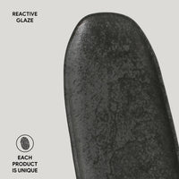 Porto Brasil CHROMIUM SHALLOW OVAL PR LARGE ORGANIC STONEWARE dia. 14.17x5.12"  SKU: '14214115901