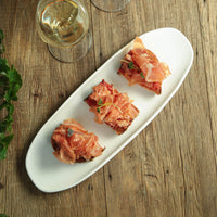 Porto Brasil NEW WHITE SHALLOW OVAL PR LARGE ORGANIC STONEWARE dia. 14.17x5.12"  SKU: '14214119801