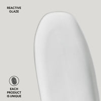 Porto Brasil NEW WHITE SHALLOW OVAL PR LARGE ORGANIC STONEWARE dia. 14.17x5.12"  SKU: '14214119801