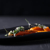 Porto Brasil MATTE BLACK SHALLOW OVAL PR LARGE ORGANIC STONEWARE dia. 14.17x5.12"  SKU: '1421473901