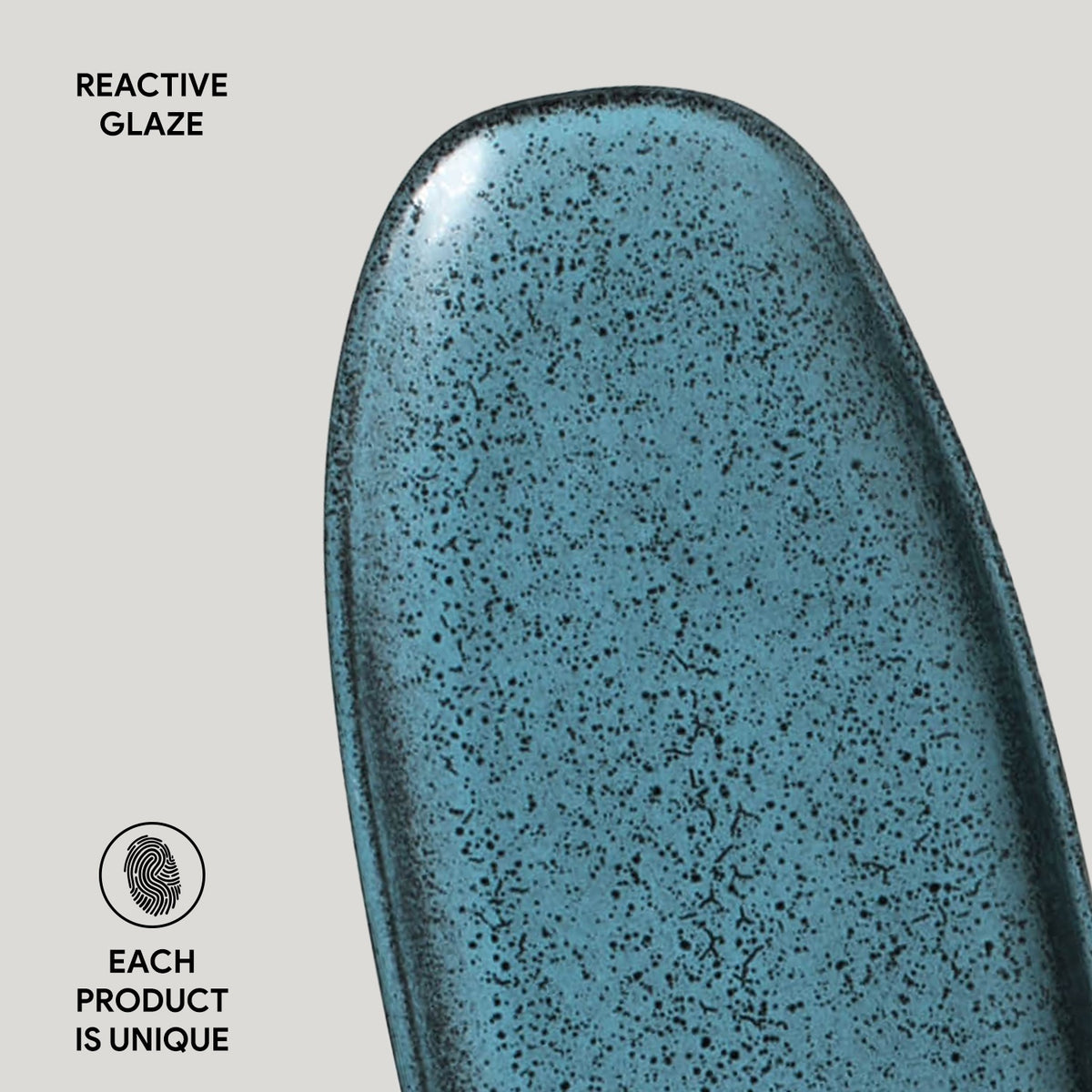 Porto Brasil NIGHT SKY SHALLOW OVAL PR LARGE ORGANIC STONEWARE dia. 14.17x5.12"  SKU: '1421477201