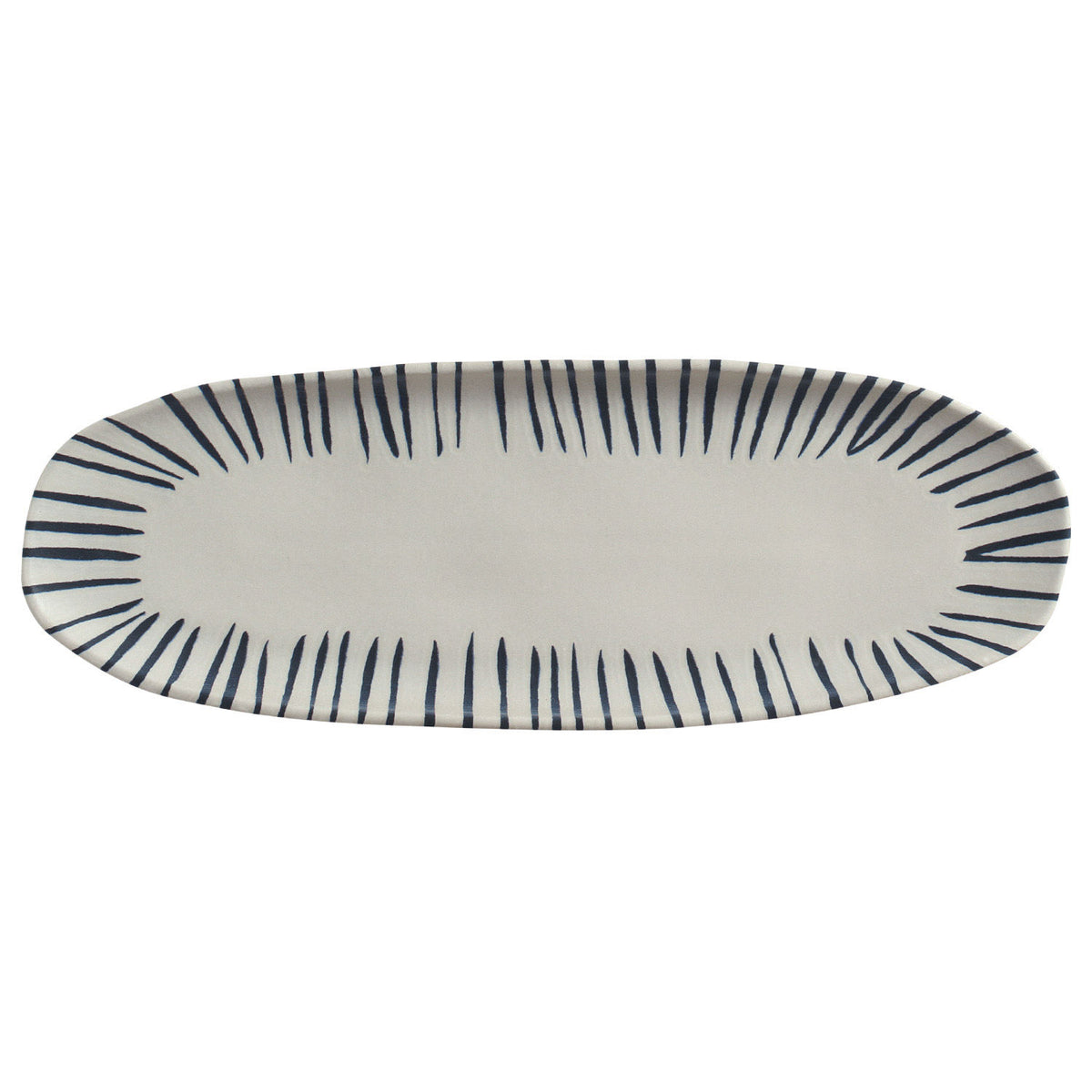 Porto Brasil ELEMENTO SHALLOW OVAL PR LARGE ORGANIC STONEWARE dia. 14.17x5.12"  SKU: '1421493101