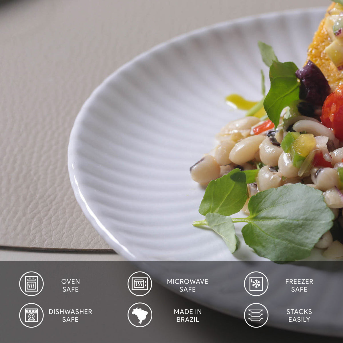 Porto Brasil TRENDY DESSERT PLATE COUP dia. 7.63"  SKU: '1426120001