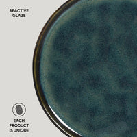 Porto Brasil OCEANO DESSERT PLATE BIO STONEWARE dia. 8.46"  SKU: '1431106701