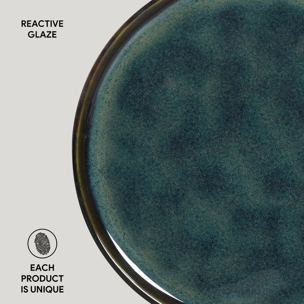 Porto Brasil OCEANO DESSERT PLATE BIO STONEWARE dia. 8.46"  SKU: '1431106701