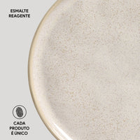 Porto Brasil LATTE DESSERT PLATE BIO STONEWARE dia. 8.46"   SKU: '1431108501