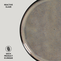 Porto Brasil TOURMALINE DESSERT PLATE BIO STONEWARE dia. 8.46"  SKU: '1431108901