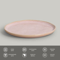 Porto Brasil LITCHI DESSERT PLATE BIO STONEWARE dia. 8.46"  SKU: '1431109201