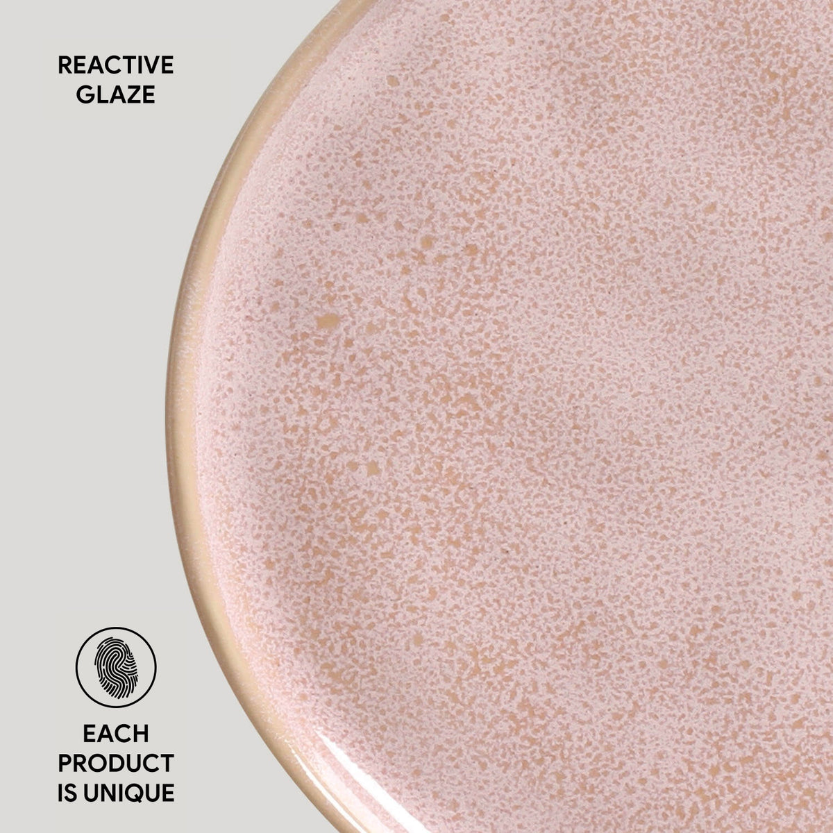 Porto Brasil LITCHI DESSERT PLATE BIO STONEWARE dia. 8.46"  SKU: '1431109201