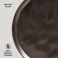 Porto Brasil METALLICA DESSERT PLATE BIO STONEWARE dia. 8.46"  SKU: '1431109301