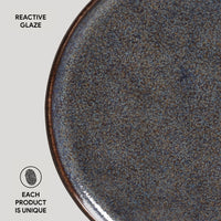 Porto Brasil TITANIUM DESSERT PLATE BIO STONEWARE dia. 8.46"  SKU: '1431109401