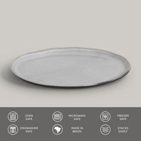 Porto Brasil DUST DESSERT PLATE BIO STONEWARE dia. 8.46"   SKU: '1431115801
