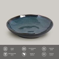 Porto Brasil OCEANO BOWL ORGANIC STONEWARE dia. 6.9x2.2"  SKU: '14314106701