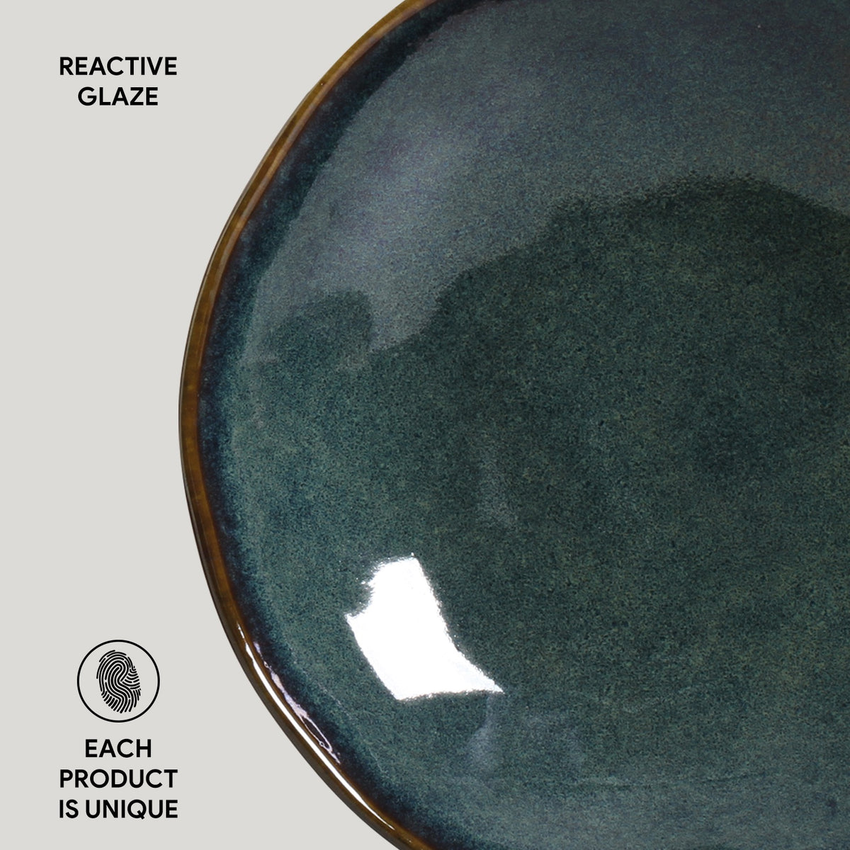 Porto Brasil OCEANO BOWL ORGANIC STONEWARE dia. 6.9x2.2"  SKU: '14314106701