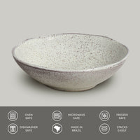 Porto Brasil PISTACHE BOWL ORGANIC STONEWARE dia. 6.9x2.2"  SKU: '14314108801