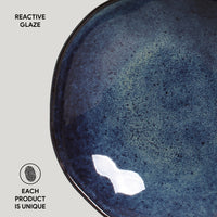 Porto Brasil DENIM BOWL ORGANIC STONEWARE dia. 6.9x2.2"  SKU: '14314113001