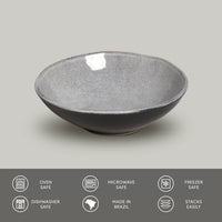 Porto Brasil DUST BOWL ORGANIC STONEWARE dia. 6.9x2.2"  SKU: '14314115801