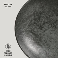 Porto Brasil CHROMIUM BOWL ORGANIC STONEWARE dia. 6.9x2.2"  SKU: '14314115901