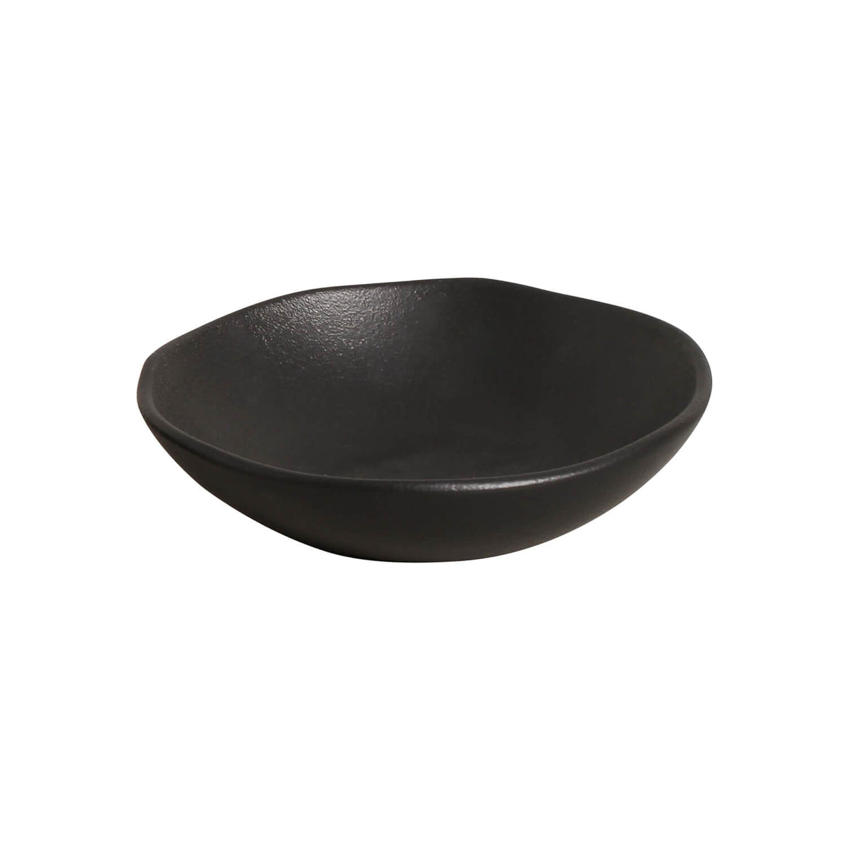 Porto Brasil MATTE BLACK BOWL ORGANIC STONEWARE dia. 6.9x2.2"  SKU: '1431473901