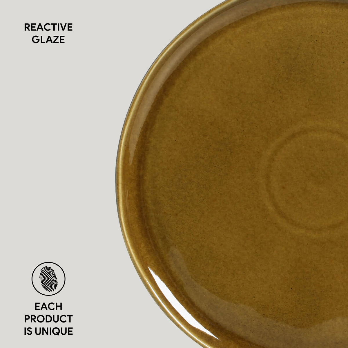 Porto Brasil AMBER DESSERT PLATE BIO STONEWARE dia. 8.46"  SKU: '143177101