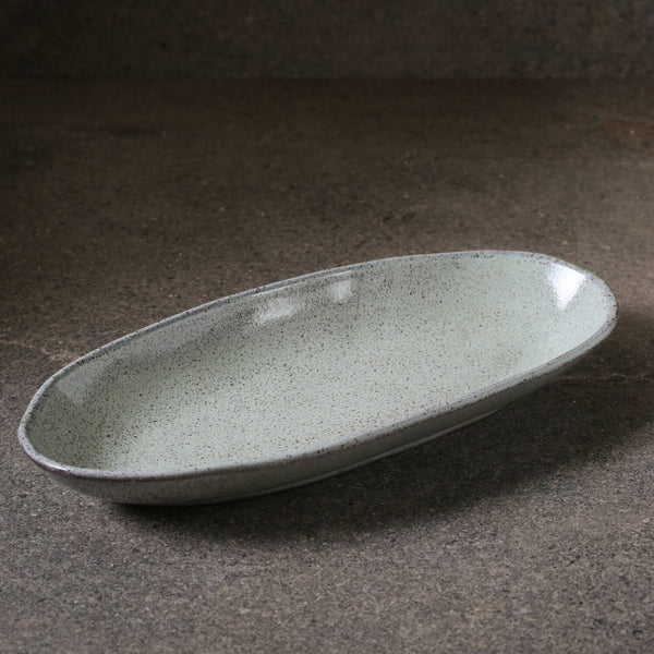 Porto Brasil PISTACHE DEEP OVAL PR LARGE ORGANIC STONEWARE dia. 12.6x6.3"  SKU: '14414108801