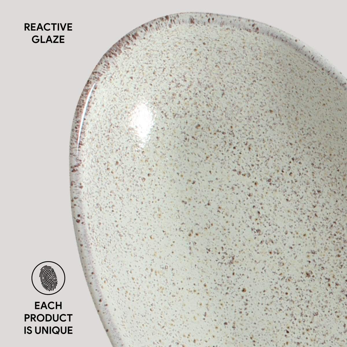 Porto Brasil PISTACHE DEEP OVAL PR LARGE ORGANIC STONEWARE dia. 12.6x6.3"  SKU: '14414108801