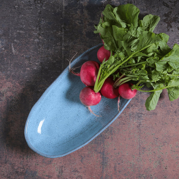 Porto Brasil BREEZE DEEP OVAL PR LARGE ORGANIC STONEWARE dia. 12.6x6.3"  SKU: '14414109001