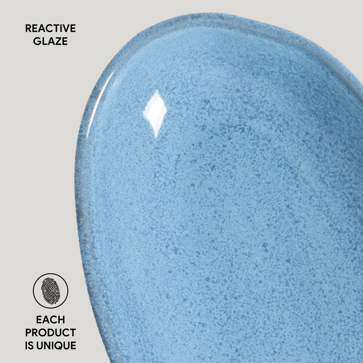 Porto Brasil BREEZE DEEP OVAL PR LARGE ORGANIC STONEWARE dia. 12.6x6.3"  SKU: '14414109001