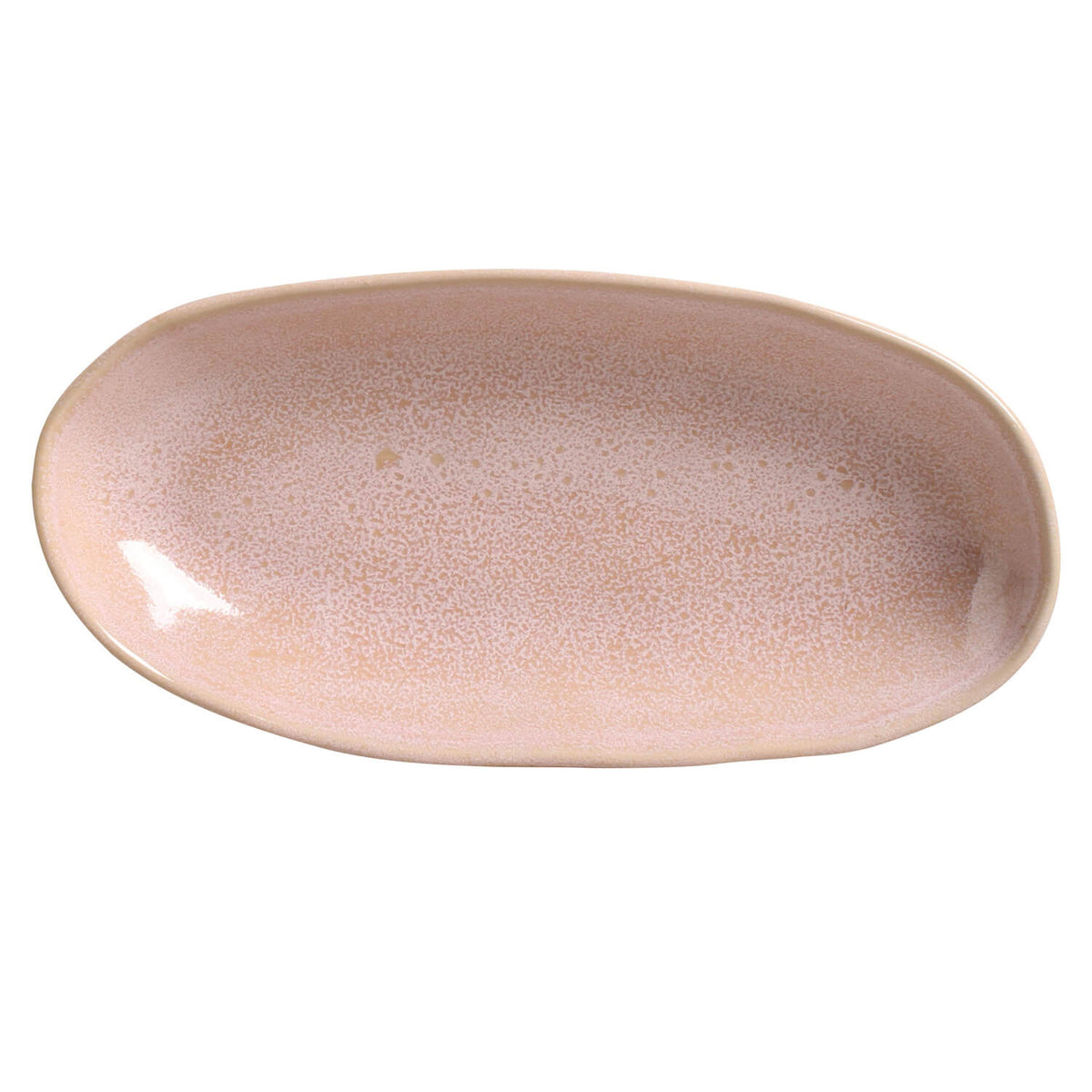 Porto Brasil LITCHI DEEP OVAL PR LARGE ORGANIC STONEWARE dia. 12.6x6.3"  SKU: '14414109201