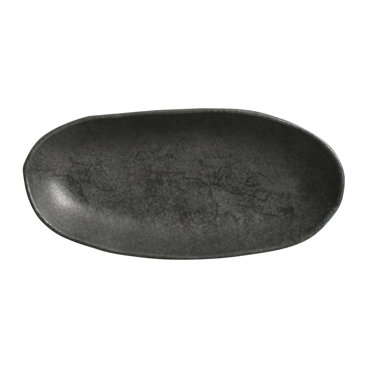 Porto Brasil CHROMIUM DEEP OVAL PR LARGE ORGANIC STONEWARE dia. 12.6x6.3"  SKU: '14414115901