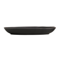 Porto Brasil MATTE BLACK DEEP OVAL PR LARGE ORGANIC STONEWARE dia. 12.6x6.3"  SKU: '1441473901