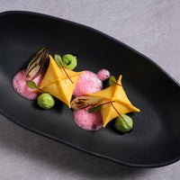 Porto Brasil MATTE BLACK DEEP OVAL PR LARGE ORGANIC STONEWARE dia. 12.6x6.3"  SKU: '1441473901