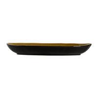 Porto Brasil AMBER DEEP OVAL PR LARGE ORGANIC STONEWARE dia. 12.6x6.3"  SKU: '1441477101