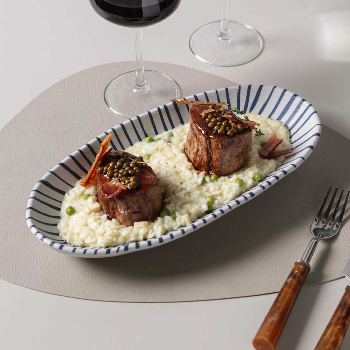 Porto Brasil ELEMENTO DEEP OVAL PR LARGE ORGANIC STONEWARE dia. 12.6x6.3"  SKU: '1441493101