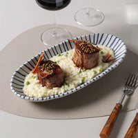 Porto Brasil ELEMENTO DEEP OVAL PR LARGE ORGANIC STONEWARE dia. 12.6x6.3"  SKU: '1441493101