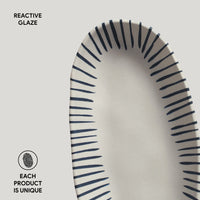 Porto Brasil ELEMENTO DEEP OVAL PR LARGE ORGANIC STONEWARE dia. 12.6x6.3"  SKU: '1441493101