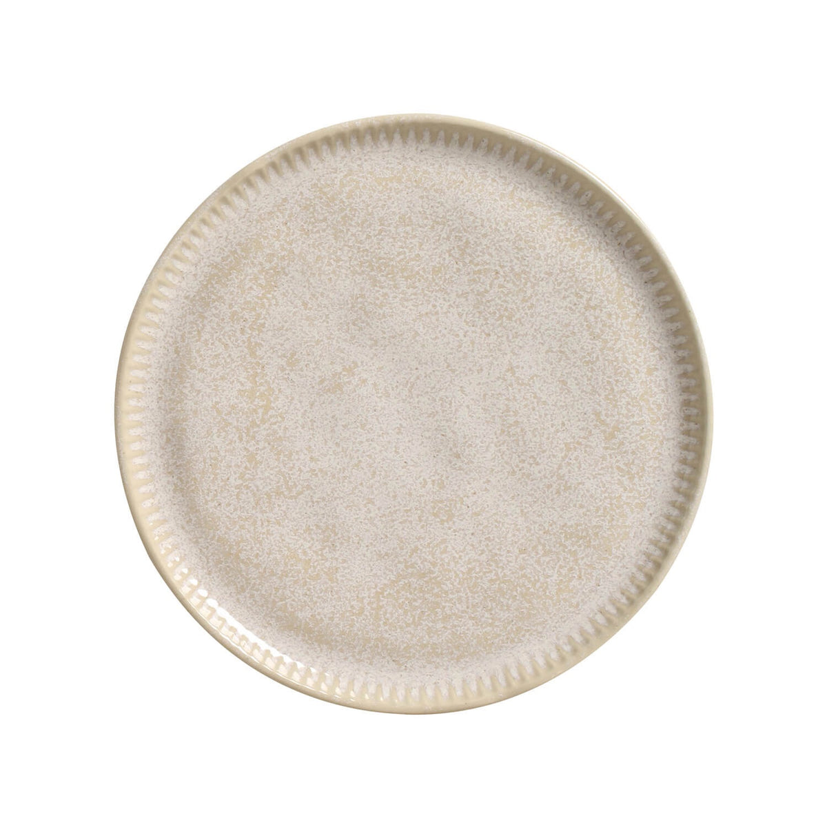 Porto Brasil LATTE LINHAS DESSERT PLATE STONEWARE dia. 8.46"  SKU: '1461108501