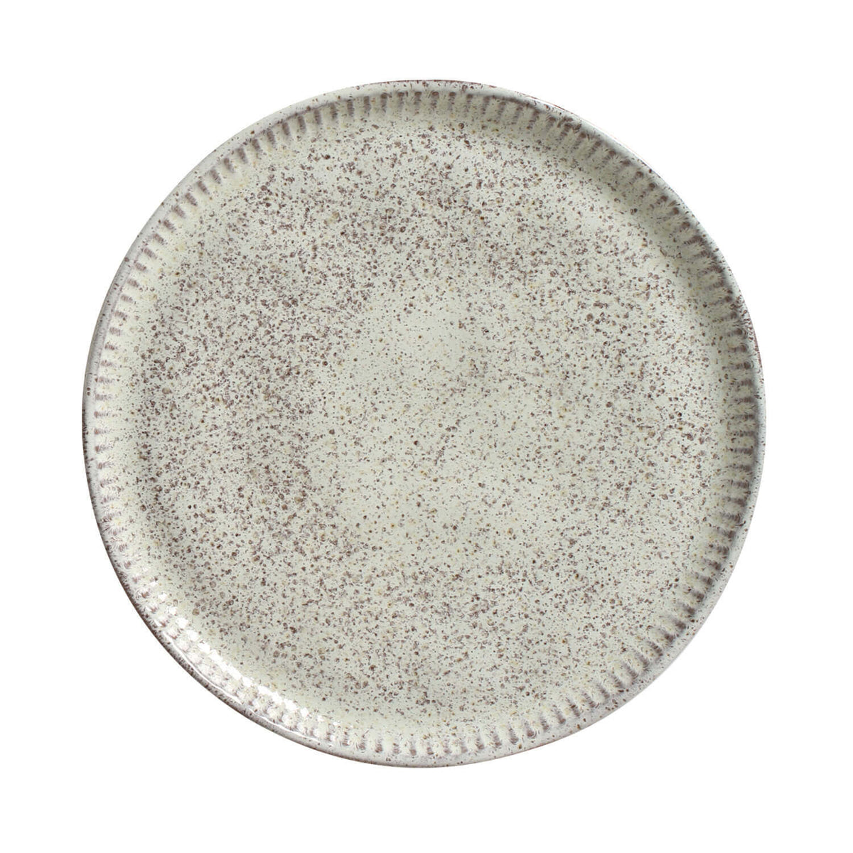 Porto Brasil PISTACHE LINHAS DESSERT PLATE STONEWARE dia. 8.46"  SKU: '1461108801