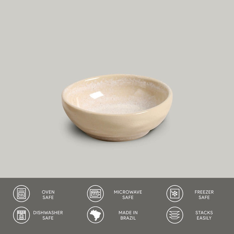 Porto Brasil LATTE RAMEKIN ORGANIC MEDIUM STONEWARE dia. 3.54x1.18"  SKU: '14614108501