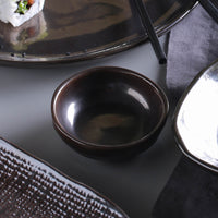 Porto Brasil METALLICA RAMEKIN ORGANIC MEDIUM STONEWARE dia. 3.54x1.18"  SKU: '14614109301